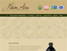 Tablet Screenshot of haloaaina.com